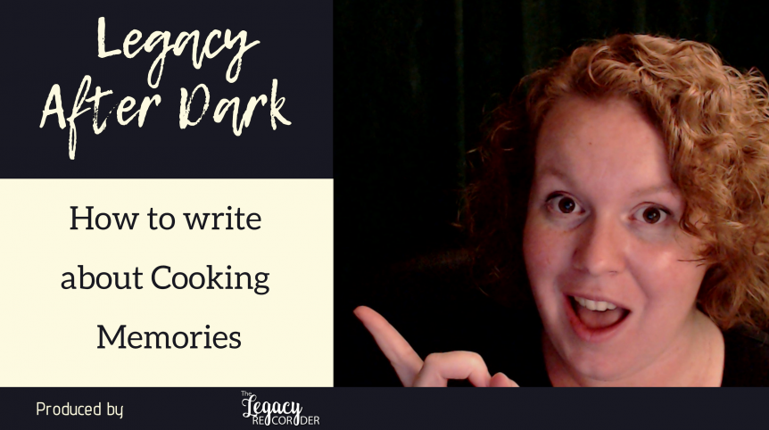 how to write about cooking memories